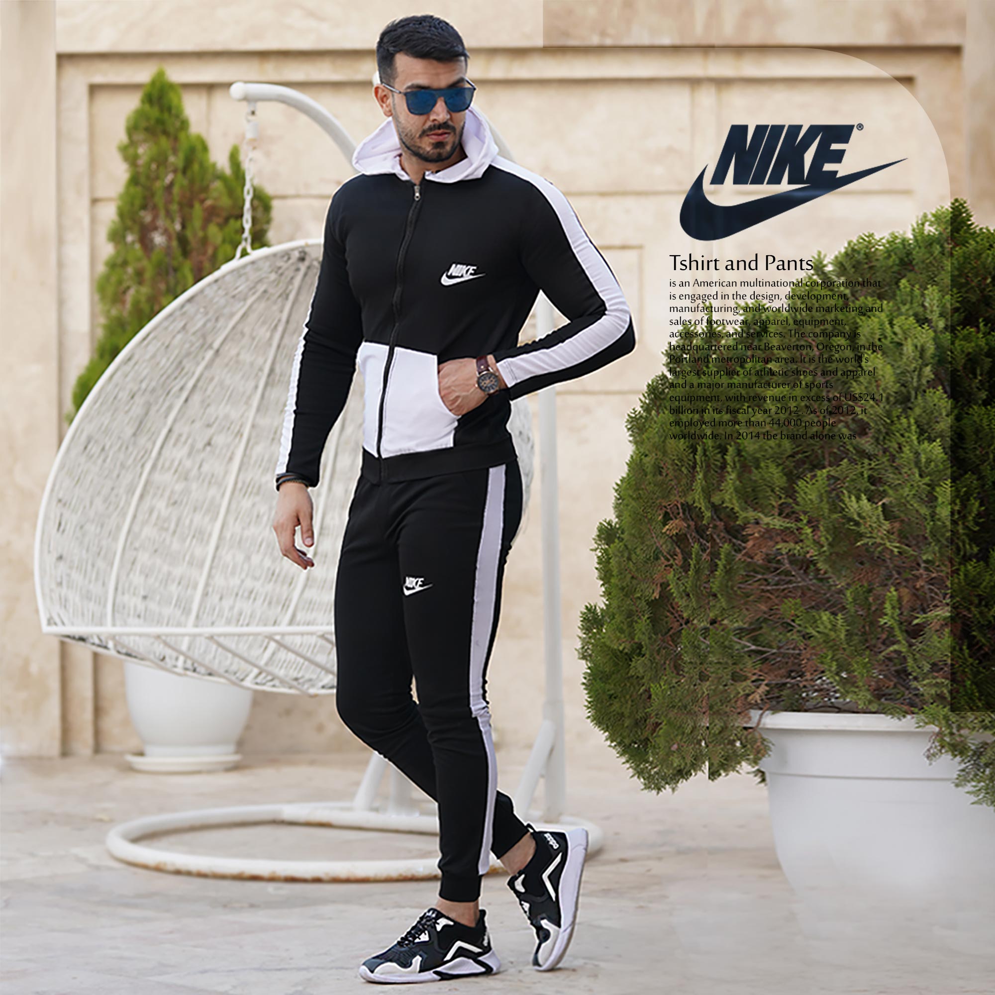 عکس محصول ست سویشرت وشلوار Nike مدل Amanda