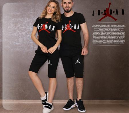 ست تیشرت زنانه و مردانه مدل jordan