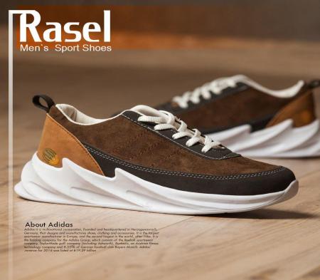 کفش مردانه Adidas مدل Rasel (قهوه ای)