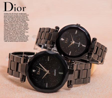 ست ساعت مچی مدل Dior(مشکی)