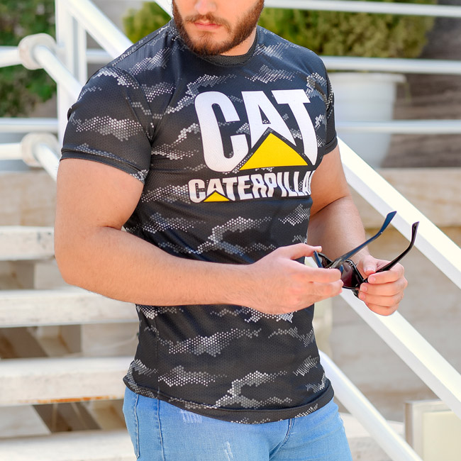 تیشرت مردانه Cat مدل Nikat