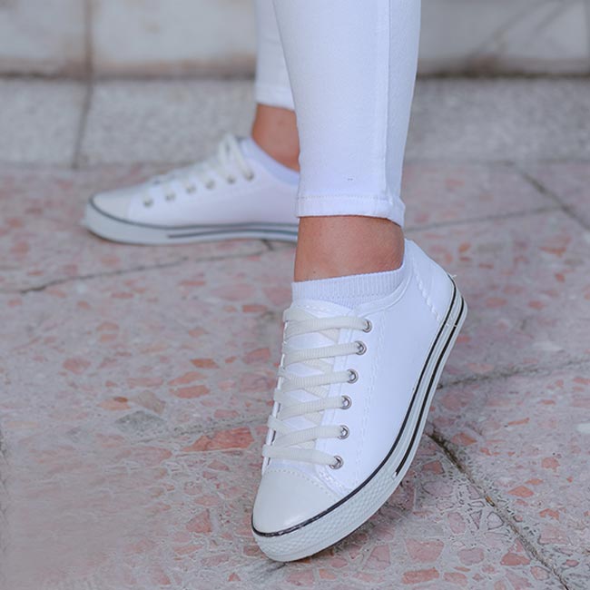 کفش دخترانه مدل ALL STAR (سفید)