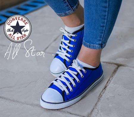 کفش دخترانه مدل ALL STAR (آبی)