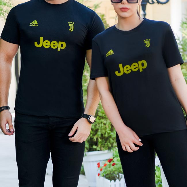 ست تیشرت زنانه و مردانه Jeep مدل Juven