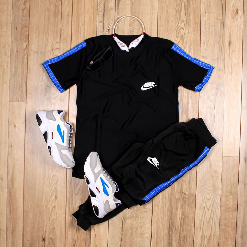 ست تیشرت شلوار Nike مدل Fennec (آبی)
