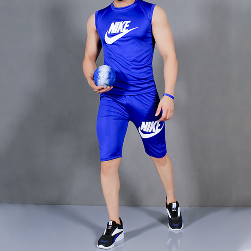 ست تاپ و شلوارک مردانه Nike مدل Royal (آبی)