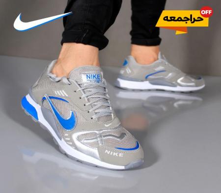 کفش مردانه Nike مدل Best( طوسی آبی)