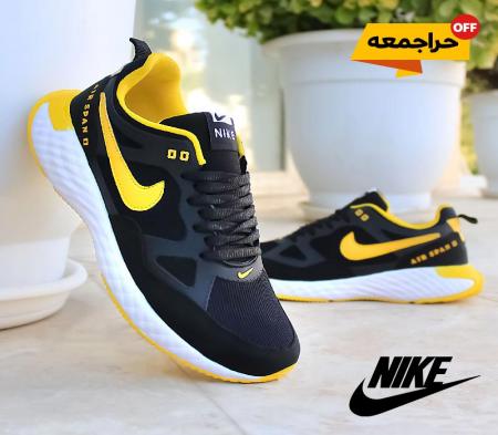 کفش مردانه Nike مدل Span (مشکی زرد)