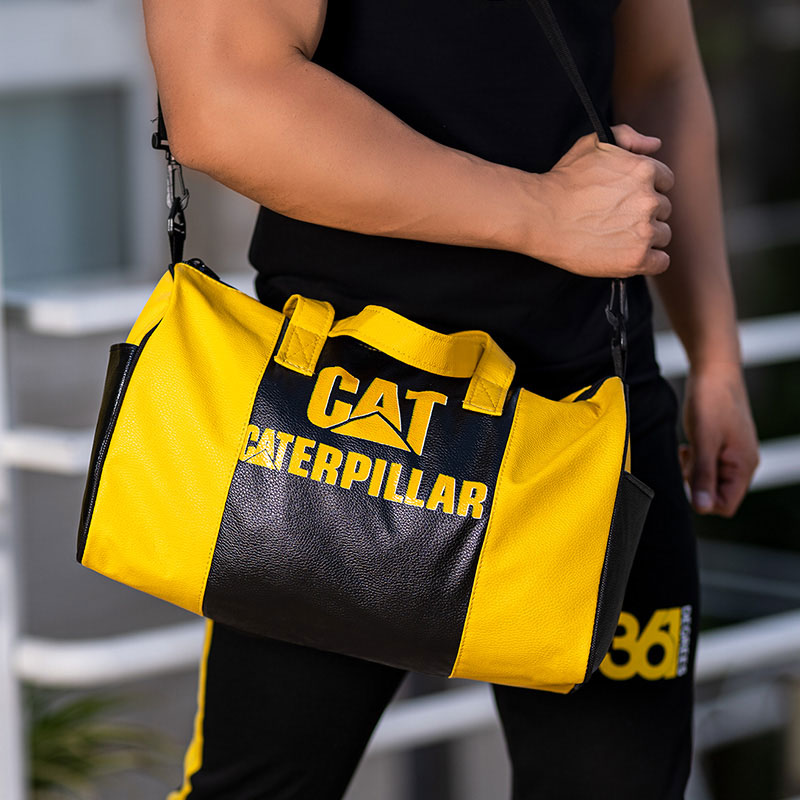 ساک ورزشی CAT مدل ERPILLAR (مشکی زرد)