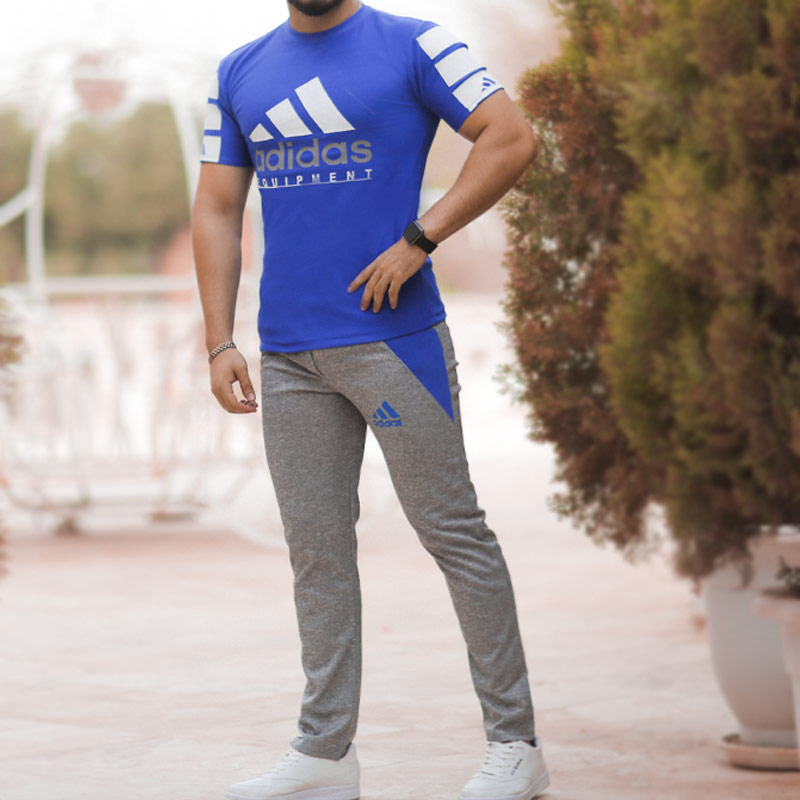 تیشرت شلوار مردانه مدل Bersa (آبی)
