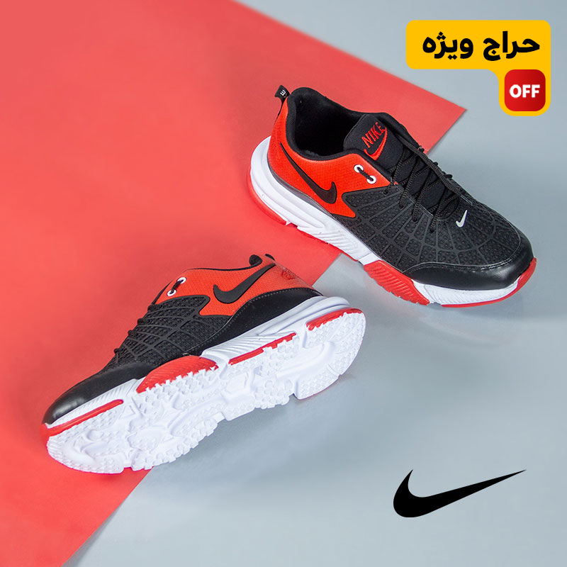 کفش مردانه Nikeمدل Shobiz( مشکی قرمز)