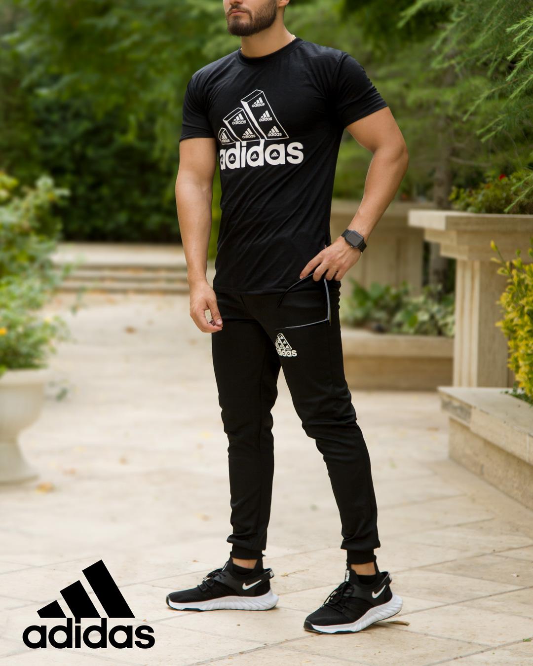 ست تیشرت شلوار مردانه adidas مدل Berkan