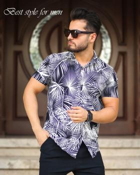 پیراهن مردانه هاوایی مدل namiba