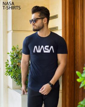 تیشرت مردانه مدل NASA (سورمه ای)