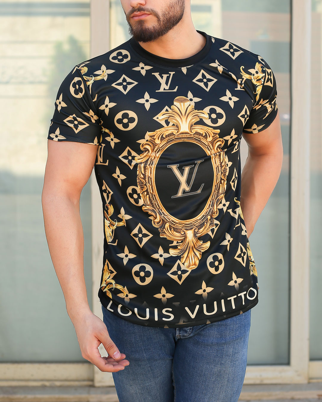 تیشرت مردانه Louis Vuitton مدل arat
