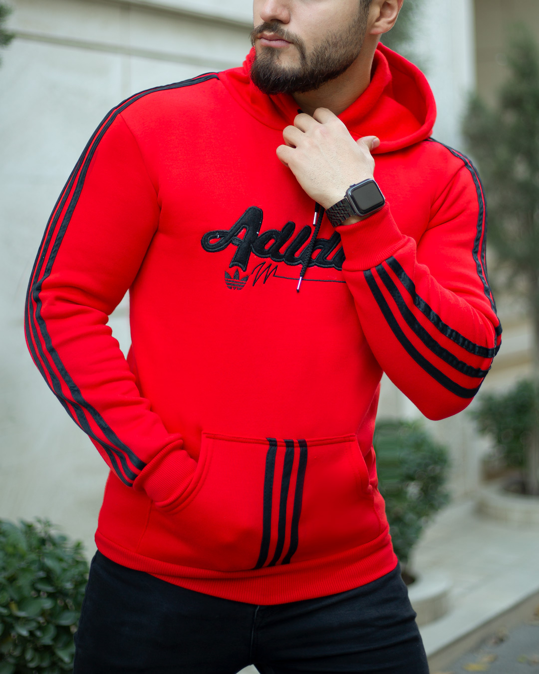 هودی مردانه Adidas مدل Modhim (قرمز)