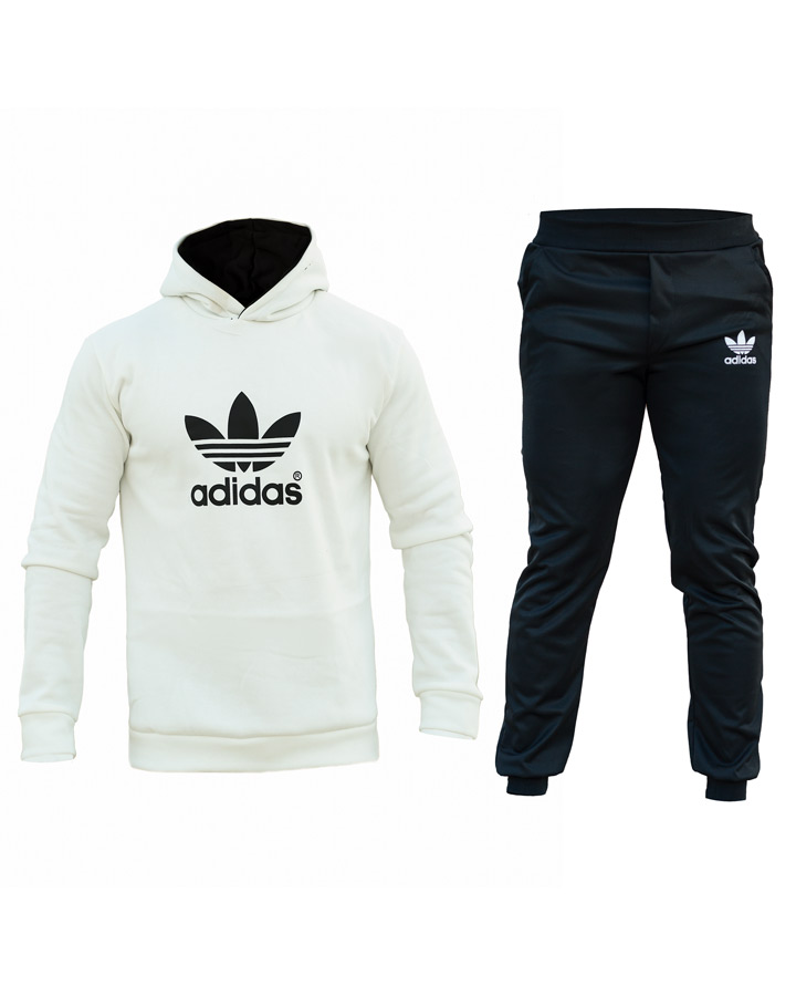 سویشرت شلوار مردانه Adidas مدل Nelvi (سفید)