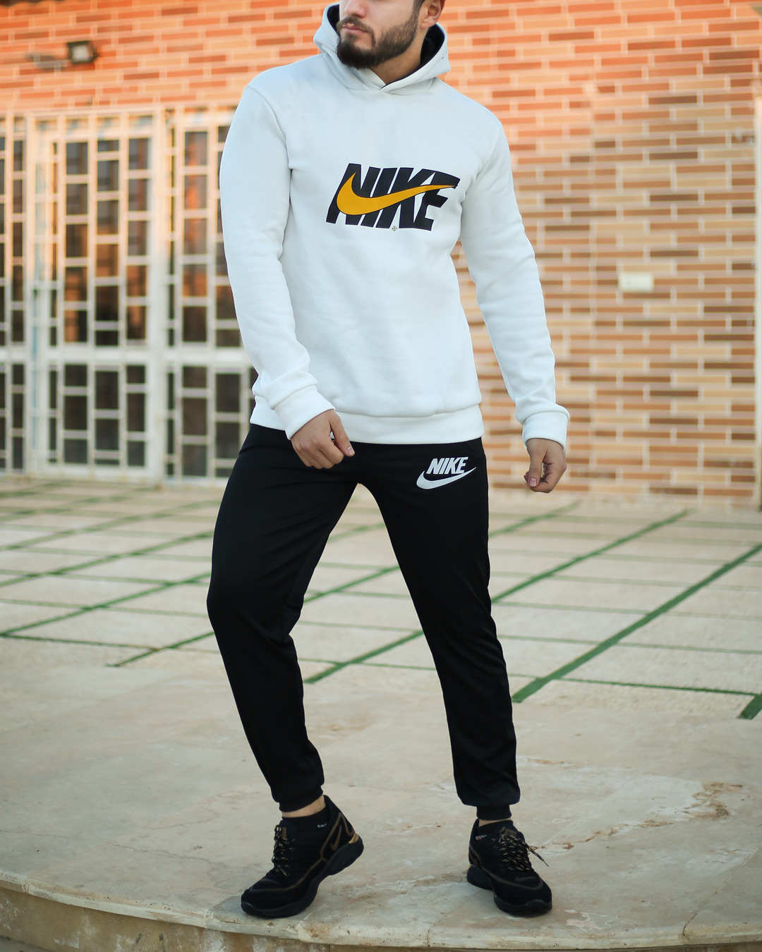سویشرت شلوار مردانه Nike مدل Pendar (سفید)