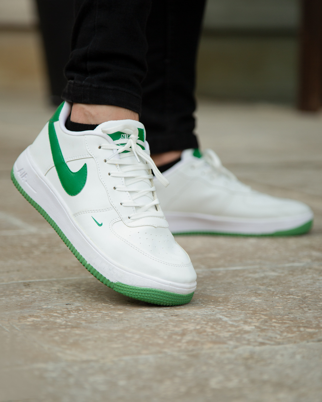کفش مردانه Nike مدل Mercury (سفید سبز)