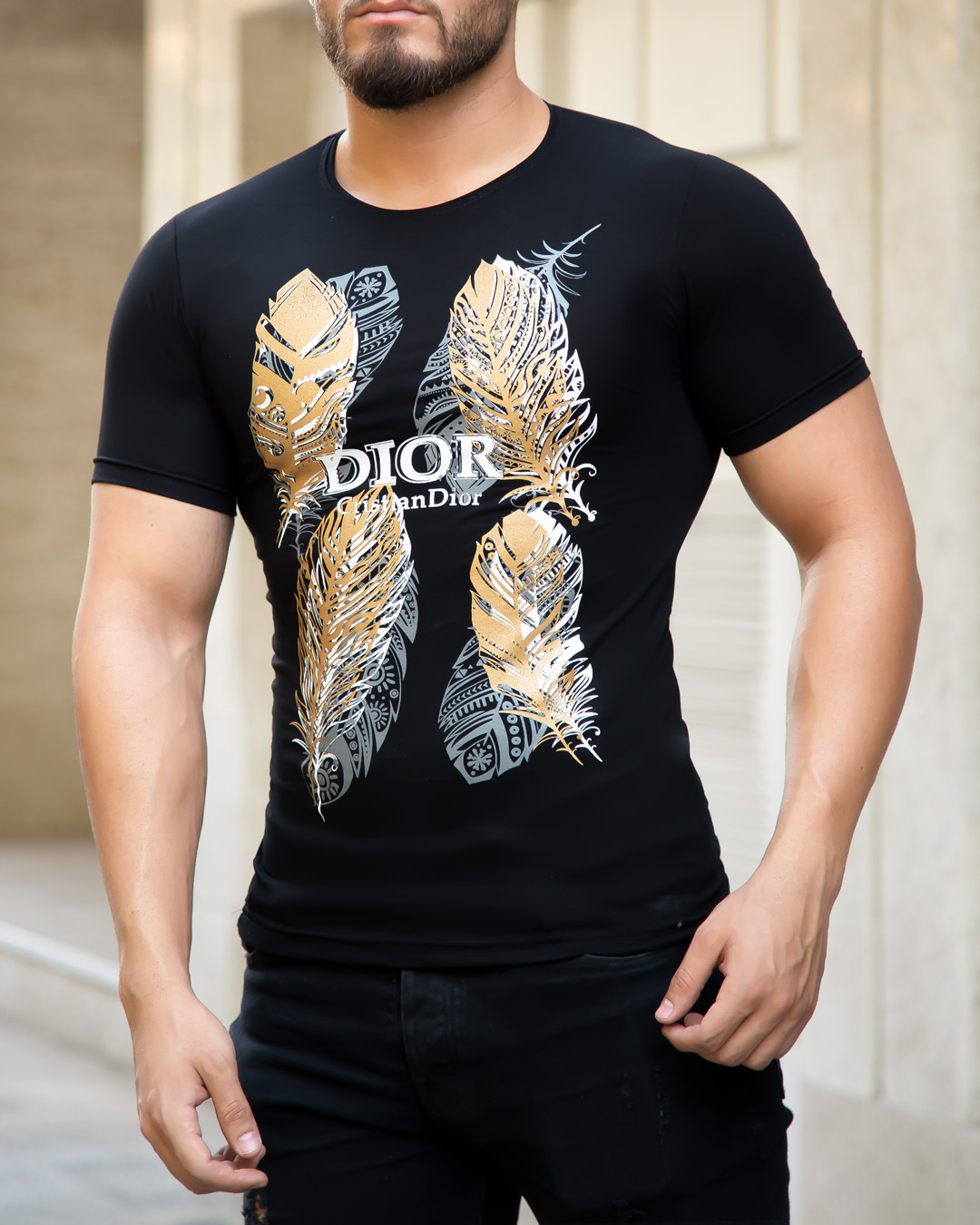 تیشرت مردانه Dior مدل Soler