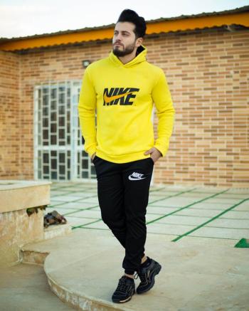 سویشرت شلوار مردانه Nike مدل Pendar (زرد)