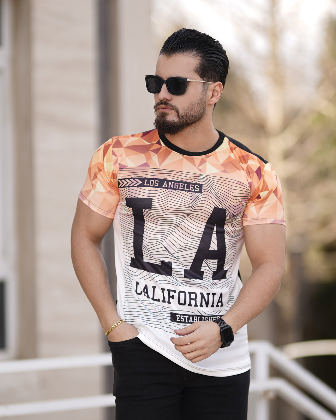 تیشرت مردانه مدل California