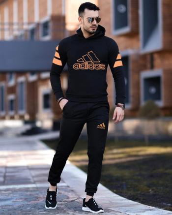 ست سویشرت وشلوار adidas مدل Fabregas (طلایی)