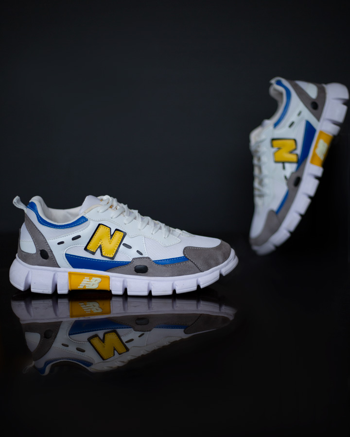 کفش مردانه مدل NB 827 (سفید آبی)