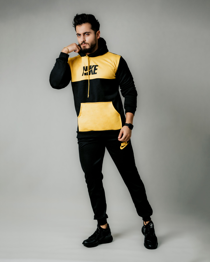 سویشرت شلوار مردانه Nike مدل Gonzalo (زرد)
